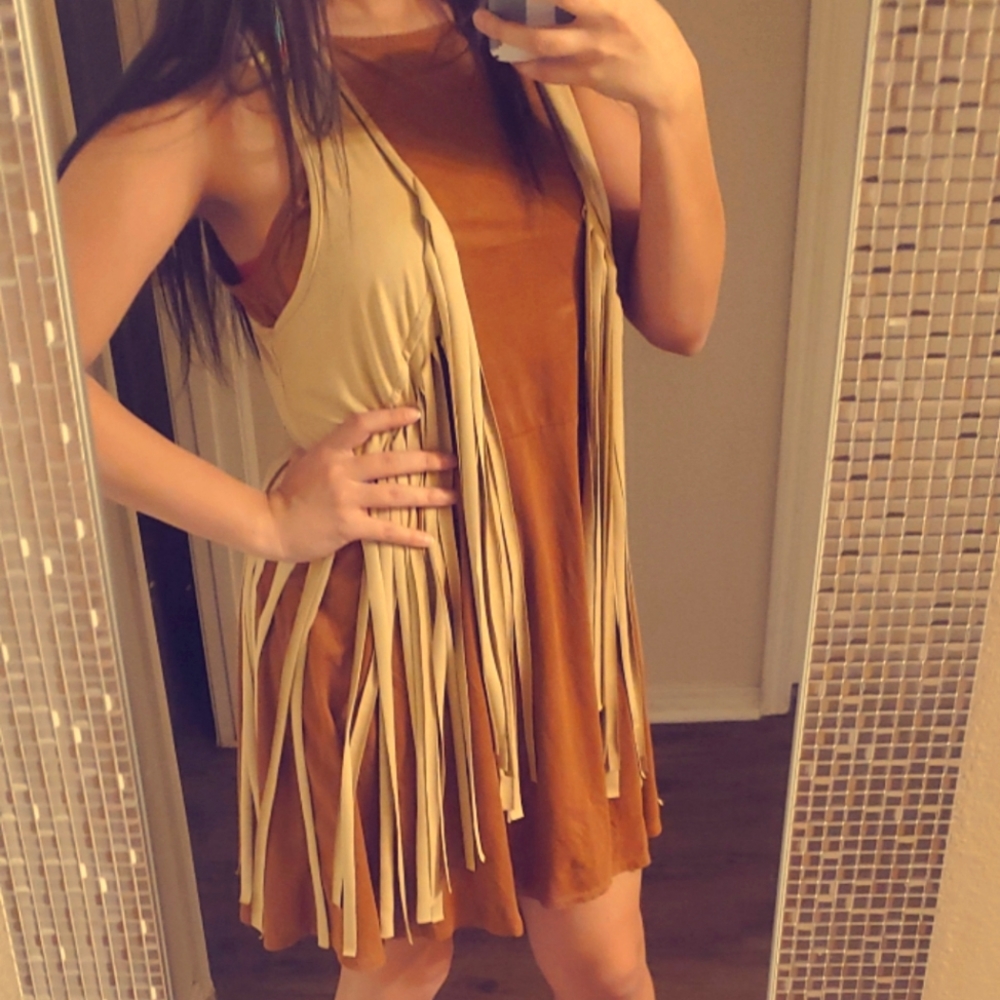 Fringe vest size medium